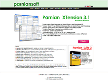 Tablet Screenshot of parniansoft.com